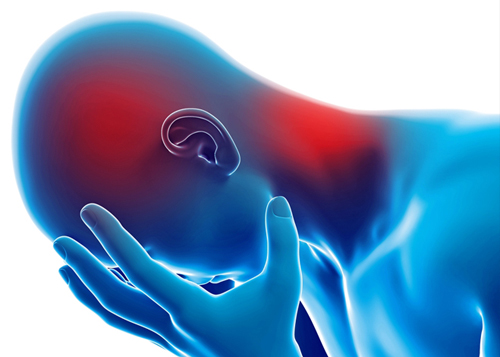 Paziente sollevato con medicazione piccola